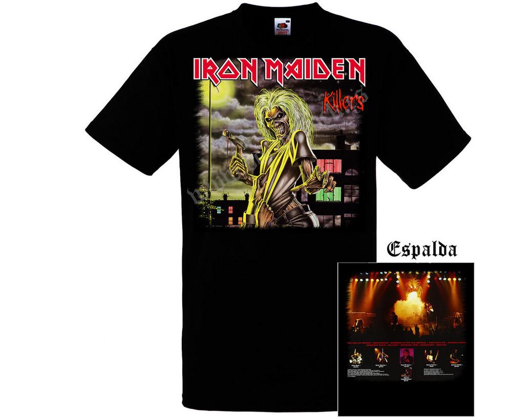 

Camiseta Iron Maiden Killers Album Art - Iconic Heavy Metal Band Merchandise L