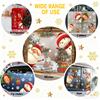 Christmas Window Stickers Santa Claus Wall Stickers Merry Christmas Decoration for Home Shop Glass New Year Electrostatic Decals