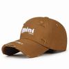 Spring Autumn Holes Baseball Cap Letters Embroidery Sunshade Cap for Men Women