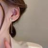 Copper Alloy Zircon Butterfly Earrings - Elegant Niche Design with a Luxury Feel.