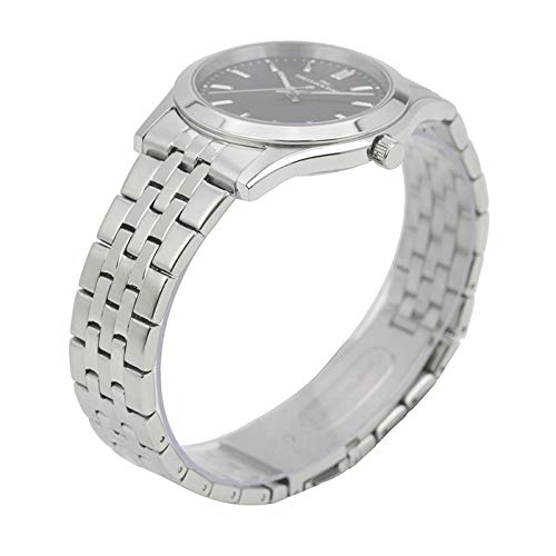 The Clock House MBF5002-BK1A Men's Stylish Business and Formal Analog Waterproof Wristwatch, Black