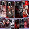 Arlecchino Genshin Impact Phone Case For Iphone 17 Air 15 Pro 14 Plus 16 Pro Max 17E 16E 12 13 Mini 11 Cover Cute Fundas