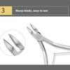 5 Stuks/Set Teennagel Vingernagel Nagelriem Knipper Professionele Nagelknipper Manicure Knipper Schaar Roestvrij Staal Trimmer Gereedschap