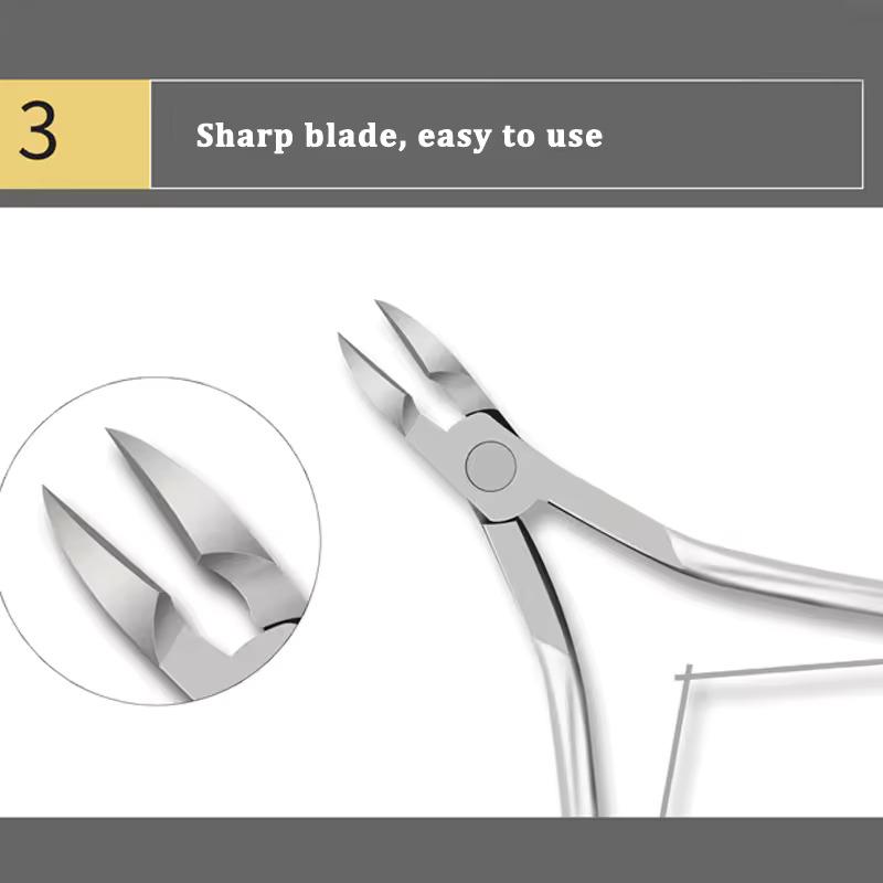 5 Stuks/Set Teennagel Vingernagel Nagelriem Knipper Professionele Nagelknipper Manicure Knipper Schaar Roestvrij Staal Trimmer Gereedschap