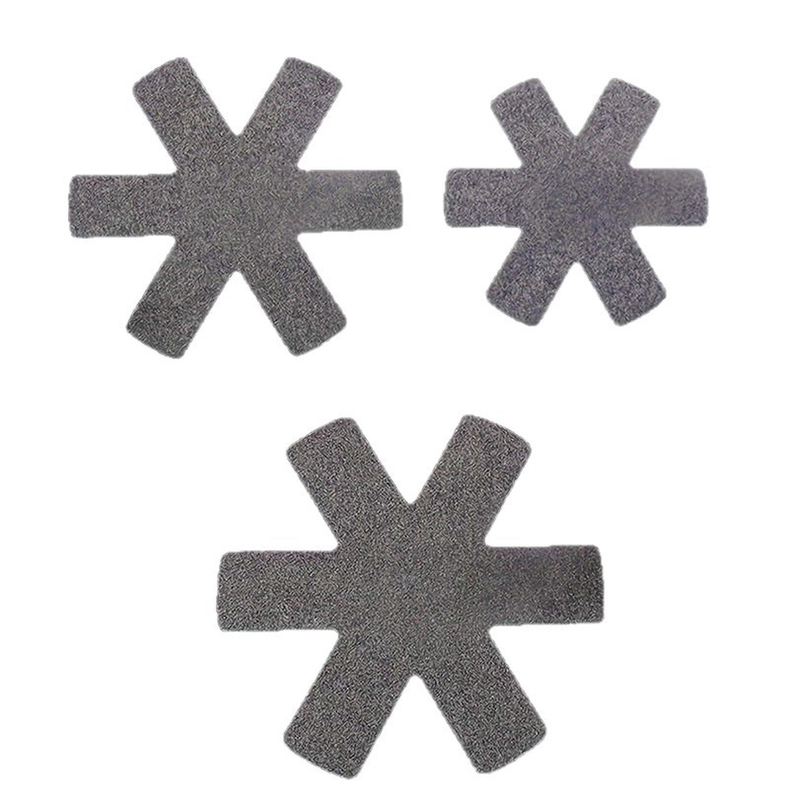 Cross-Border Pot Mat Non-Woven Cookware Protector Heat Resistant Hexagonal Table Mat