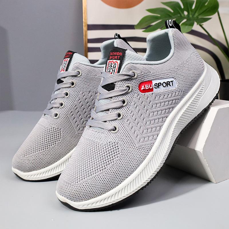 New spring and summer sports and leisure children middle school students breathable thin flying woven mesh shoes 39