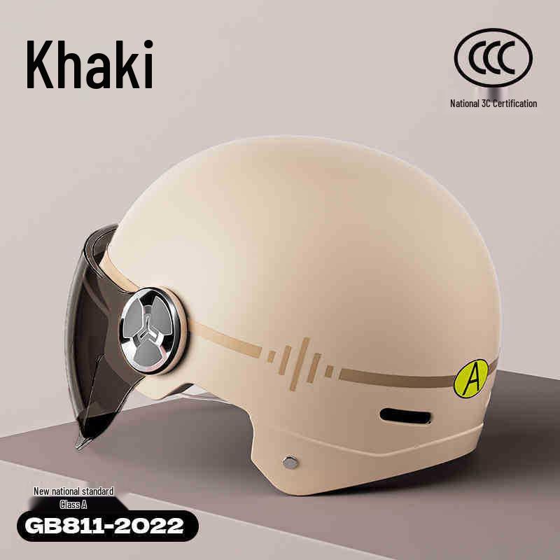 3C Universal Safety Helmet for Electric Scooters & Motorcycles - Summer Half Helmet for Men & Women