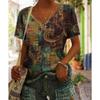 Women's Luxury T Shirts 3d Butterfly Print Short Sleeve V-neck Summer Fashion Casual Gradient Girls Pullover
