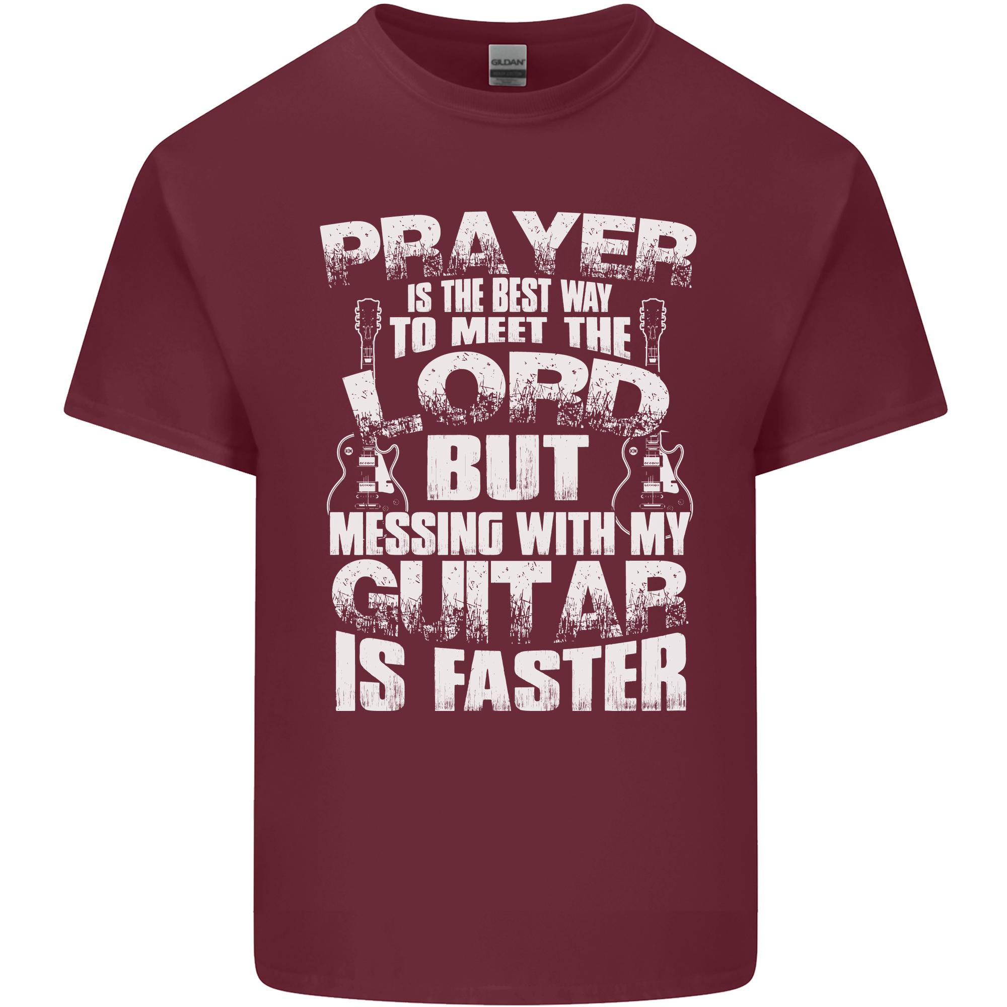 Dont Mess With My Guitar Funny Slogan Unisexs Light Cotton TShirt S
