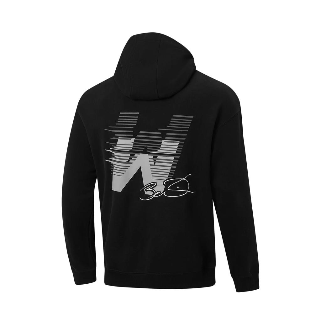 Li Ning Wade Series Hooded Casual Loose Letter Fashion Sweatshirt Men sweatshirt AWDW117-1