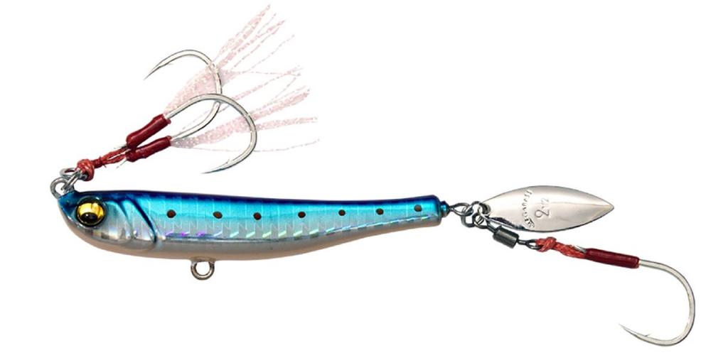 Megabass Metal Jig Makippa 50 grams Sinking Lure Iwashi (0038)