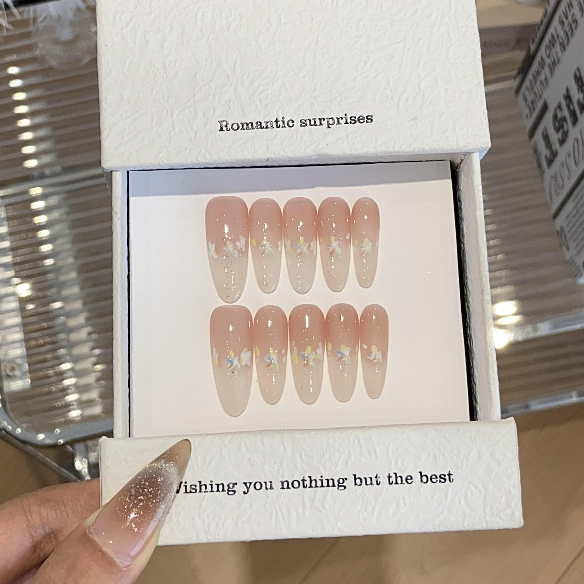 

Расписанный вручную летний дофаминовый градиент, расписанный вручную весенний полевой цветок, съемная нашивка для ношения XS