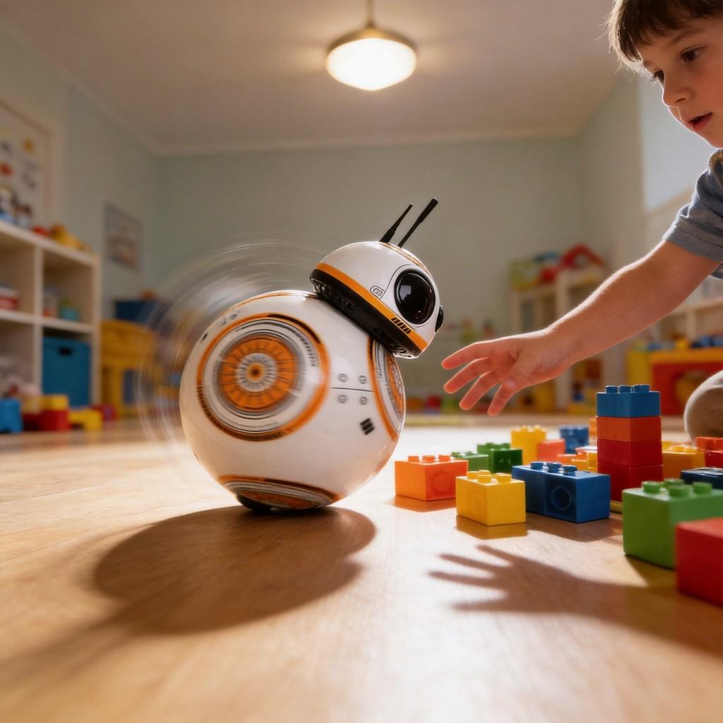 Star Wars Bb8 Roterende Patruljerobot Med Fjernbetjening Til Børn Og Samlere