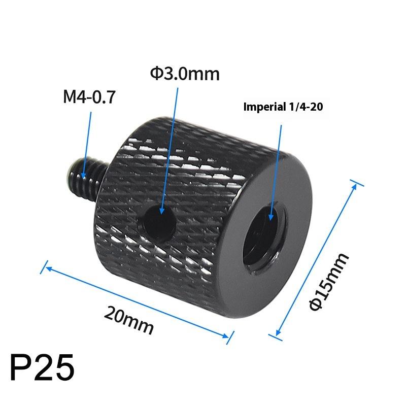 Thread Reinforce Camera Conversion Screw Adapter For Camera Tripod Ballhead Projector Bracket - 1/4 To 3/8 M4 M5 M6 M8 M10