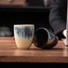 OLOEY Retro Kiln-Glazed Ceramic Latte Art Coffee Mug