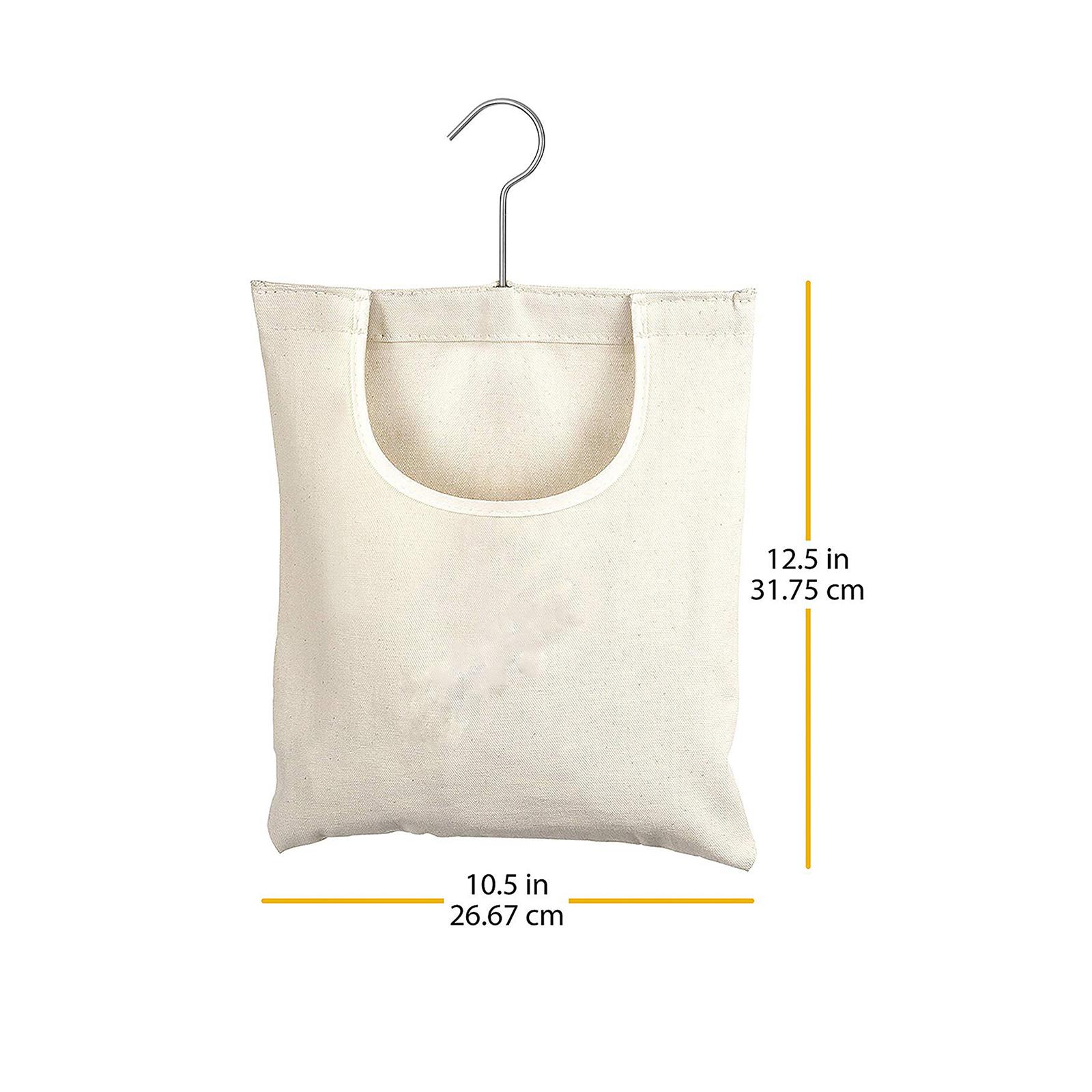 

Multifunctional Clothespin Bag Washable Clothes Peg Organizer Space Saving for Home Bathroom Laundry Room Storage Bag