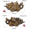 UOSO Color-Changing Zisha Money Toad Tea Pet