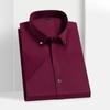 Summer Youth Men's Short Sleeved White Shirt Work Clothes Professional Work Casual Shirts Business Casual Formal Top