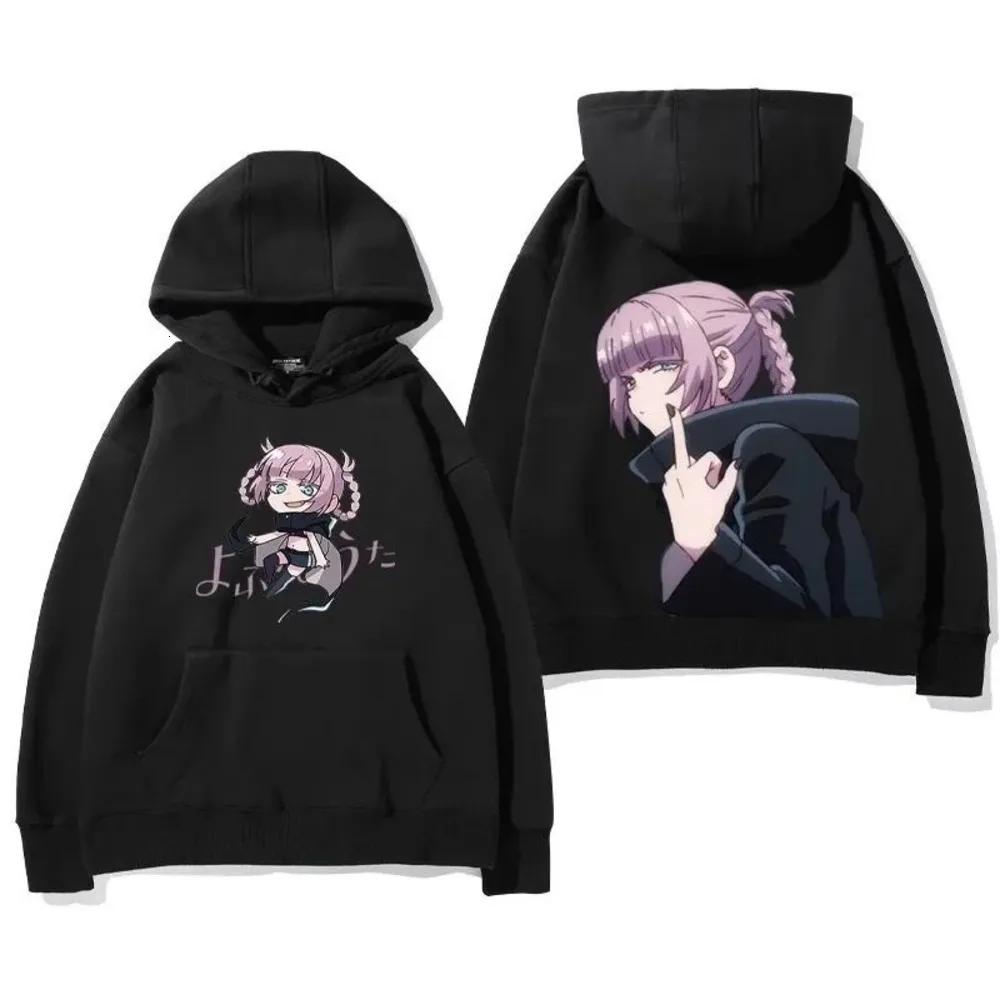 New Japanese anime Call of the Night hoodies Oversized Unisex personality Clothes sweatshirt Sports Graphic Fleece warm Casual32