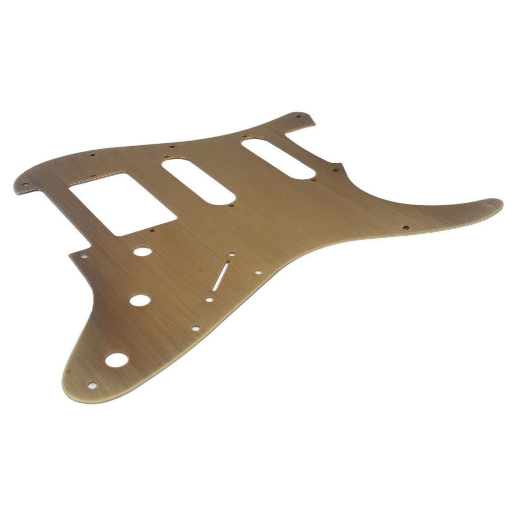 Guitar Pickguard Aluminum Alloy Anti Scratching HSH Electric Guitar Scratch Plate Pick Guard Bronze