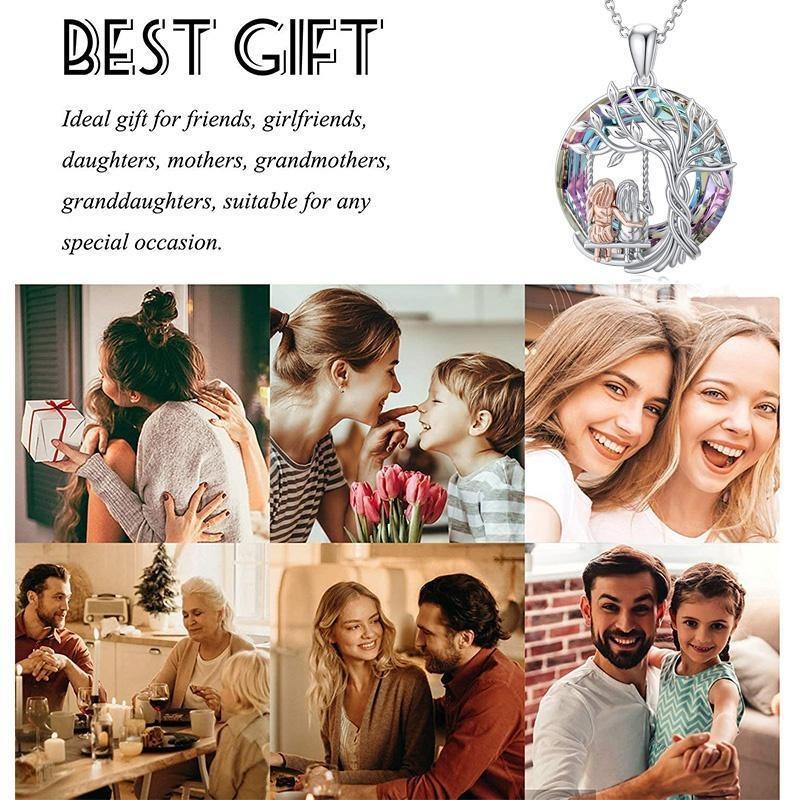1pc Tree of Life Pendant, fashionable and beautiful pendant decoration, hollowed alloy necklace