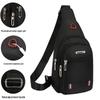 Men's Trendy Waterproof Oxford Single Shoulder Chest Crossbody Bag