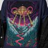 UFO Surreal Landscape T-Shirt | Trippy Flying Saucer Graphic Shirt | Cosmic Abduction Art Tee | Gift for Art Lovers