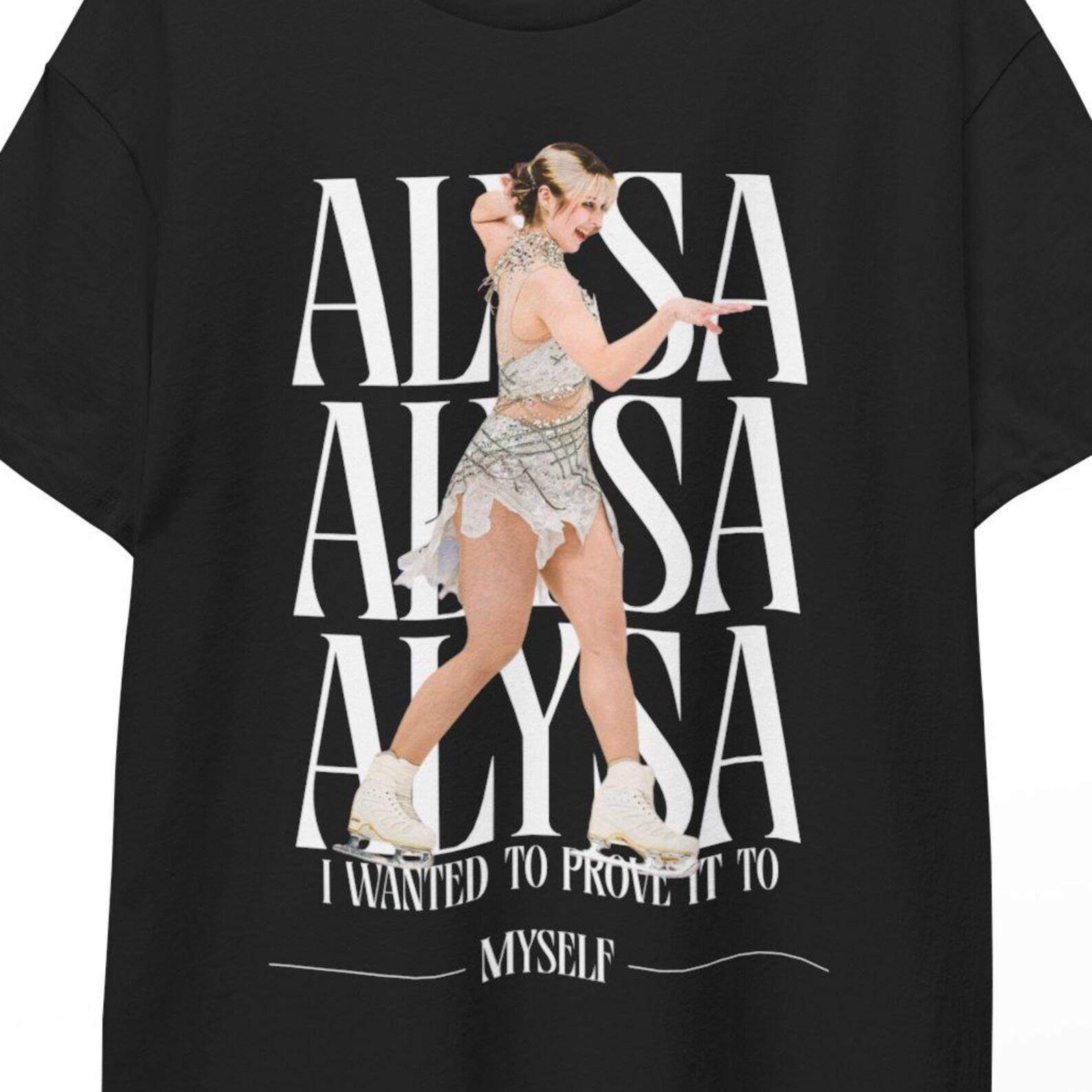 Alysa Liu Skate with Joy, Figure Skating Inspirational Unisex Tee for Champions at Heart Worldwide Fans Pro Fearless Jumps & Golden Dreams S