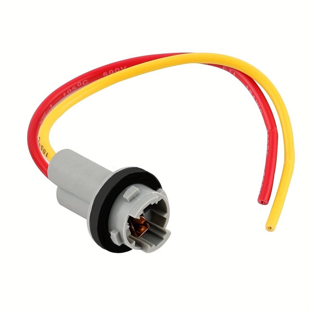 2PCS Pigtail Wire Female Socket 194 168 T10 PGS Front Rear Turn Signal Light Plug