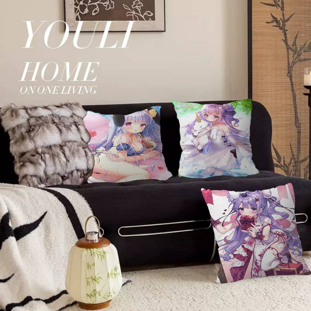 Azur Lane Movie Pillow Cushion Cover Pillowcase Living Room Sofa Home Decor Customized