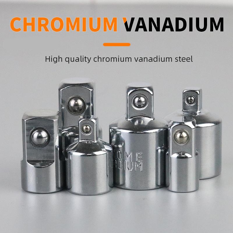 Stecknuss-Konverter-Adapter-Set Hülsenadapter 1/2 Groß 3/8 Mittel 1/4 Klein Austauschbarer Adapter Ratschenschlüssel-Aufsatz