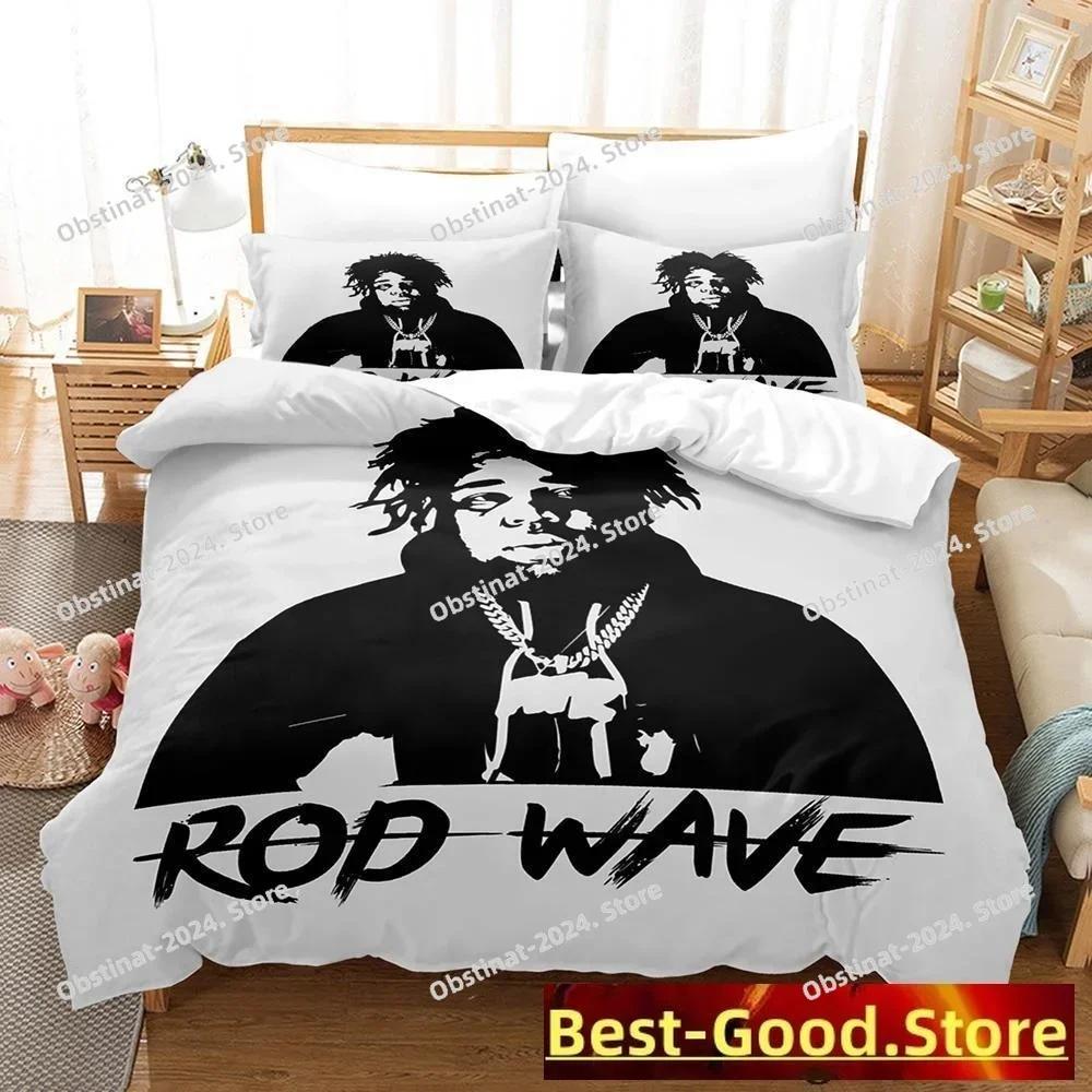 Fashion Rod Wave Bedding Set Printed single Comforter Quilt Bed Cover Duvet Cover Pillow Case 3 Pieces Sets Kids Adult Size