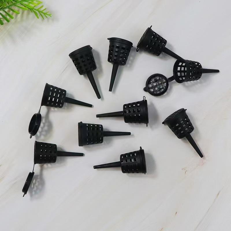 Plastic Fertilizer Baskets with Lid Portable Bonsai Plant Feed Holder Garden Potted Plant Cultivation Accessories