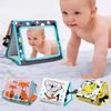 Toys Toys Toys Baby Cloth Book Sensory High Contrast Newborn Crib Black and White Development Mirror Tummy Time Montessori