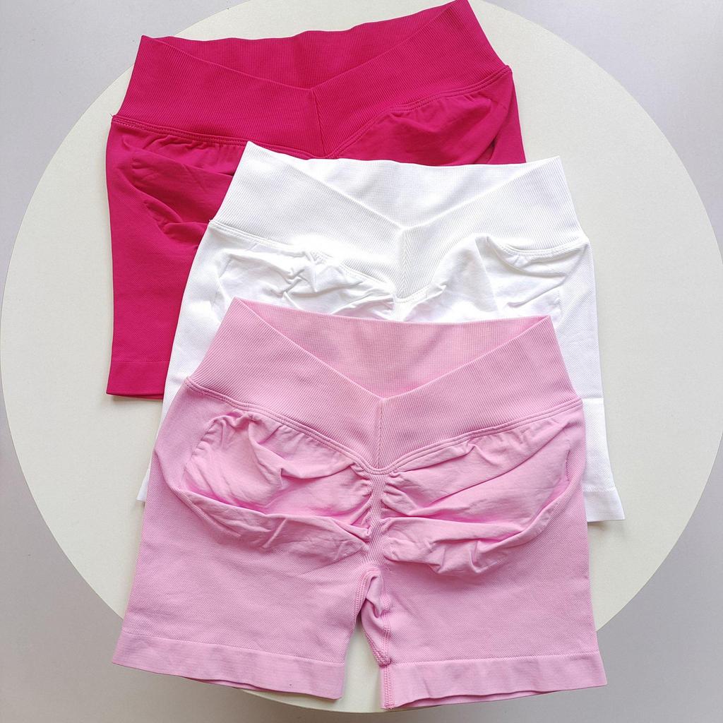 European & American Butt-Lifting V-Waist Breathable Fitness Yoga Shorts
