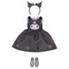 TAKARA TOMY Dress My Choice Sanrio Characters Dress Headband Kuromi Pretend Play Toy for Ages 3 and Up Licca-chan One-Piece & Dress-Up