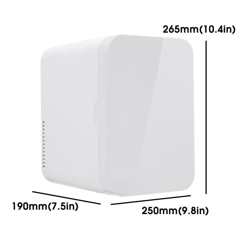 AC 220V 45-80W 6L Mini Refrigerator Small Household Dormitory Single Door Car Home Dual-use Car Refrigerator Dual use Car use 12V 24V
