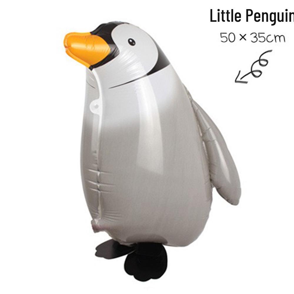 Cartoon Animal Walking Balloons: Duck & Pig for Birthday Decorations or Night Market Promotions