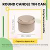 M-Modern-24 Pack Candle Tin Cans With Lids, 4 Oz, Metal Candle Jars For DIY Candle Making, Arts & Crafts, Party Favors And Gifts
