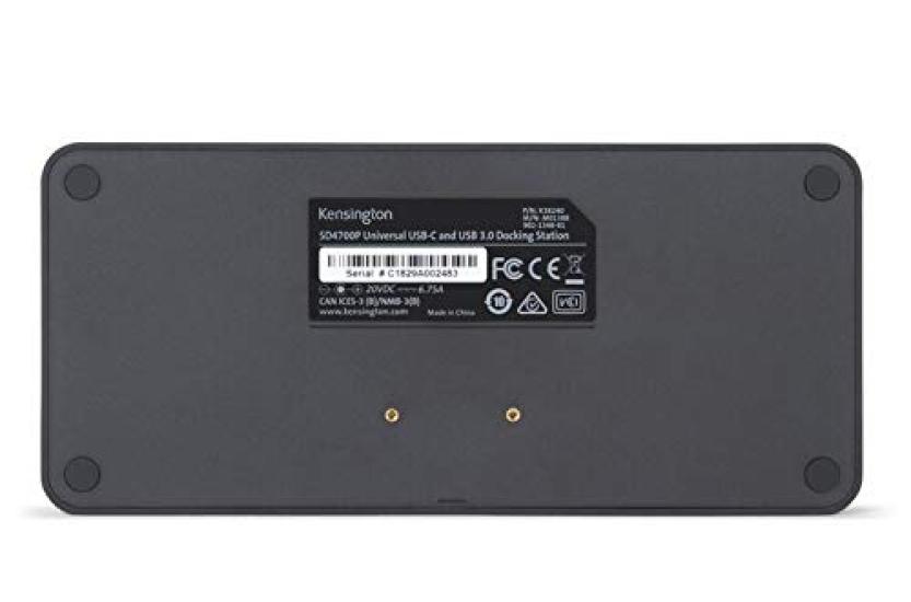Kensington Univerzální dokovací stanice SD4700P se zabezpečením Microsoft Windows 10 3 roky K38240JP Slot, 7, Kompatibilní, Záruka,