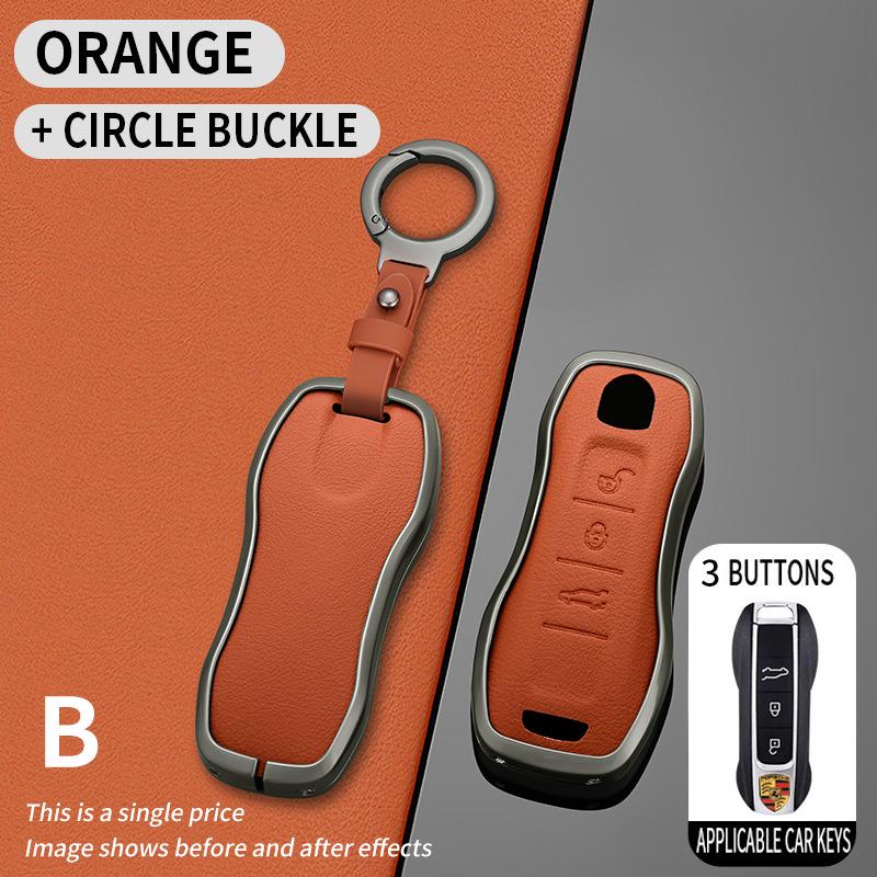 Compatible Key Shells for Porsche: New Cayenne, Macan, 911, Panamera, 718, Taycan Keychains