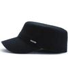 Spring and Autumn Fashion Flat Top Hat Outdoor Leisure Fishing Hat Versatile Sports Sun Hat Pure Cotton Four Seasons