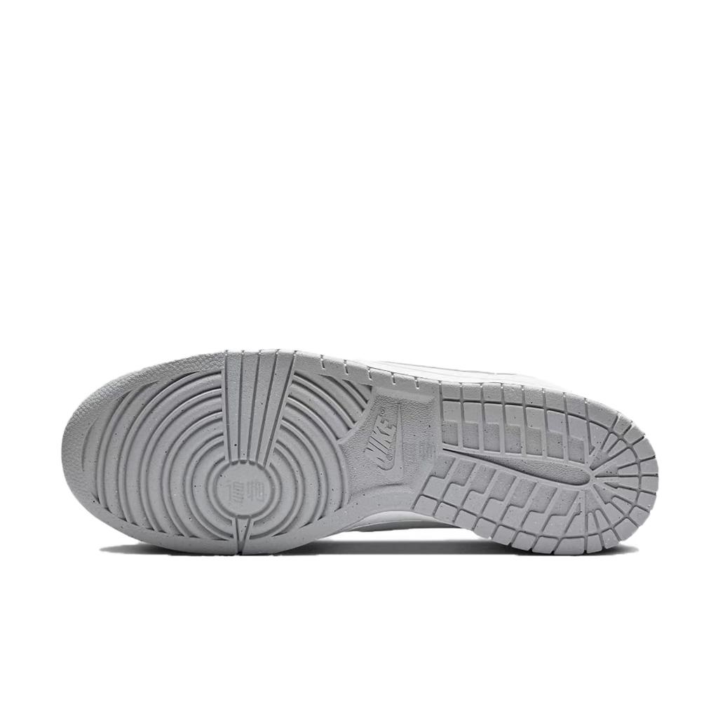 Nike Big Bamboo Shadow Horse Tracks Leather Abrasion Resistant Breathable Low top Skateboard Shoes Men's Gray White 355152-106(Team60-)