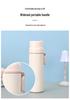 Stainless Steel Bullet-Shaped Thermos with Handle for Car & Sports