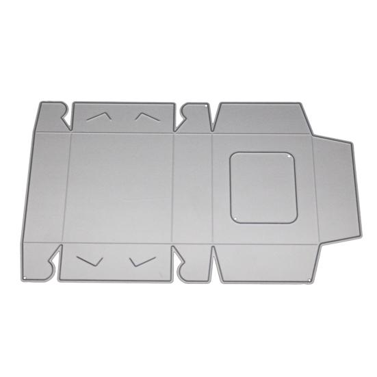 Gift Box Making Die Easy-using Reusable Exquisite Scrapbook Die Cut for