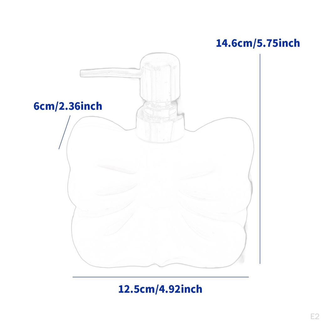 Dozownik do mydła z pompką, Uroczy, Wielokrotnego napełniania, Dekoracyjna butelka na balsam, Butelka na ręce do szamponu