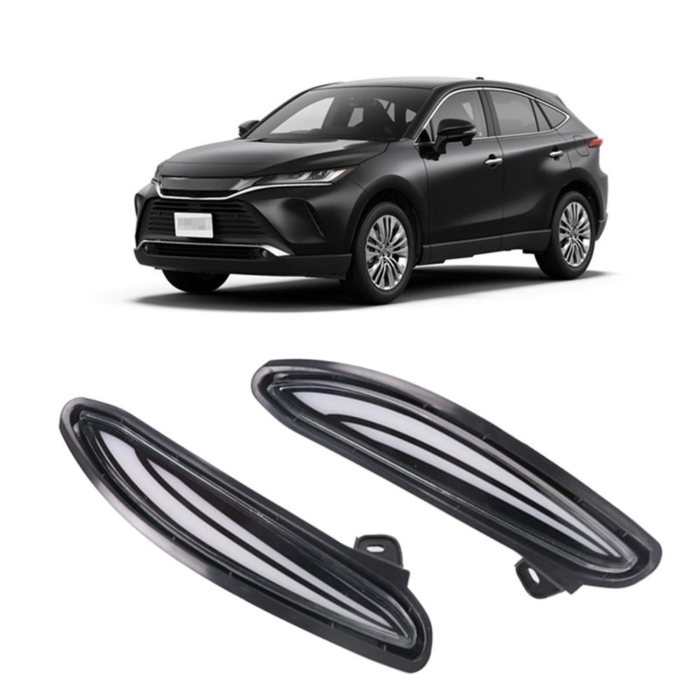 

Пара 3-цветных светодиодных дневных ходовых огней, передних противотуманных фар для Toyota Venza Harrier 21-22