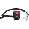 22mm Motorcycle Handlebar Switches: Includes Throttle, Horn, Turn Signals, Headlight, Electric Start Controls.