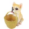 Cute Dog Ornament Entry Key Storage Basket Puppy Statue for Living Room Entrance   Decoration