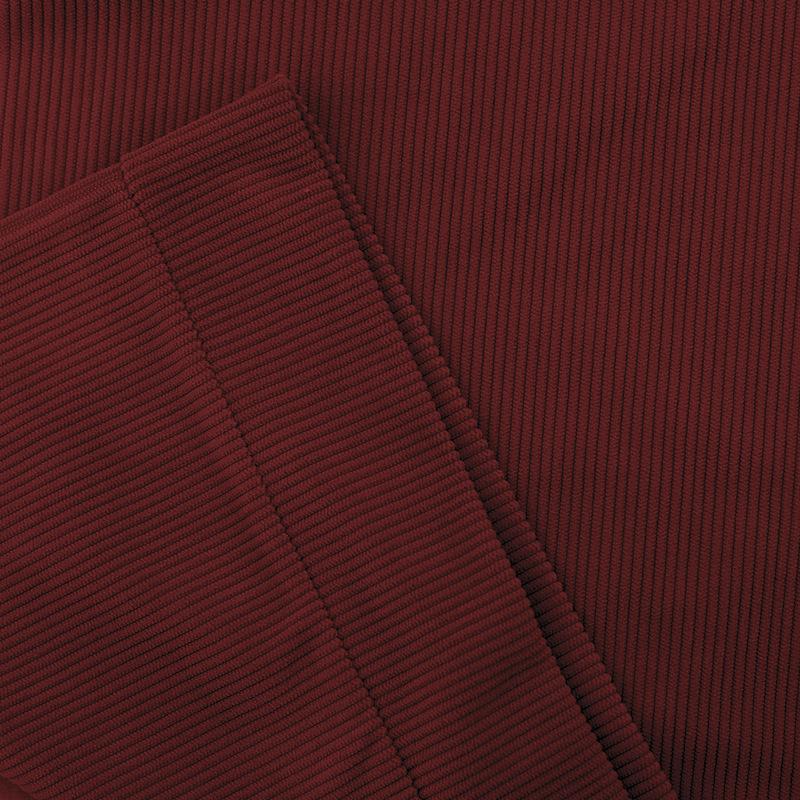 Men's Multi-Colour Casual Stand-Up Collar Long-Sleeved Corduroy Sweatshirt